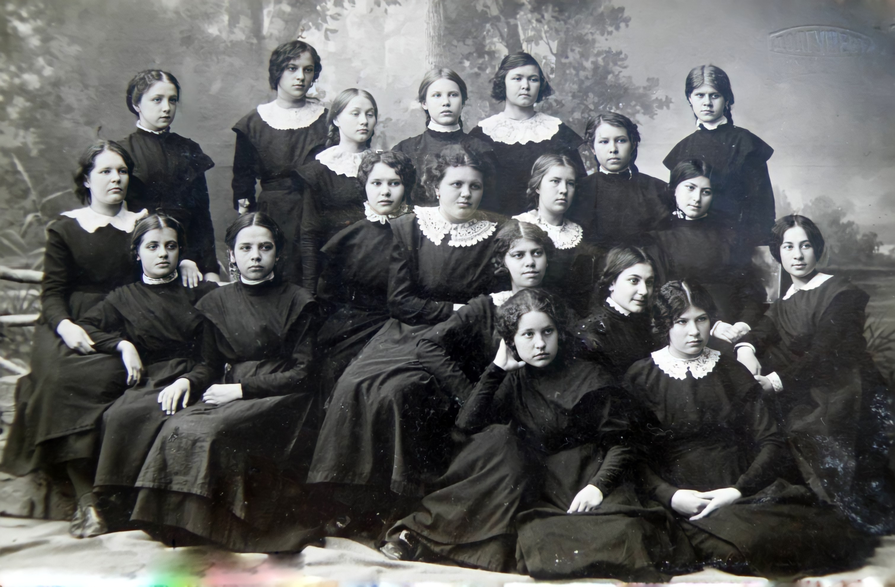 6-ой класс Кунгурской женской гимназии.1913 г.
